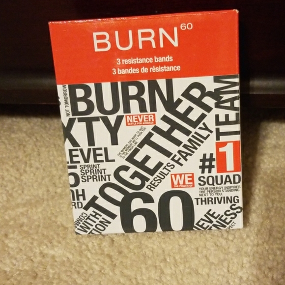 Burn 60 Resistance Bands NEW - Picture 1 of 2
